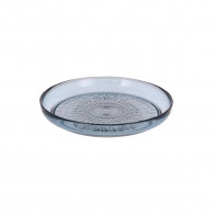 Bitz Kusintha - Glas blue Teller 18 cm 
