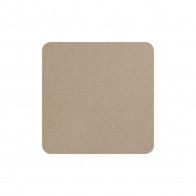 ASA Table Tops Leather Optic Fine Untersetzer Set 4-tlg. stone 10x10 cm
