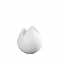 ASA Piccolini Vase Carve Mini weiß 7 cm