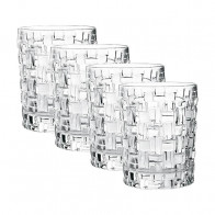Nachtmann Bossa Nova Whisky Becher Glas Set 4-tlg. 330 ml