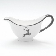 Gmundner Keramik Grauer Hirsch Sauciere Gourmet 0,2 L / h: 10 cm