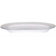Friesland Jeverland Kleine Brise Platte oval / Unterteil Sauciere 24 x 16,5 cm
