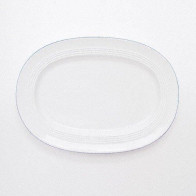 Friesland Jeverland Kleine Brise Platte oval 36 x 24 cm