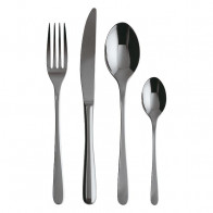 Sambonet Taste - Edelstahl / PVD schwarz Besteckset 24-tlg. Vollheft / Monoblock