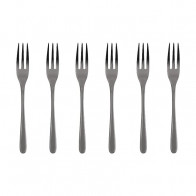 Sambonet Taste - Edelstahl / PVD schwarz Kuchengabel-Set 6-tlg.