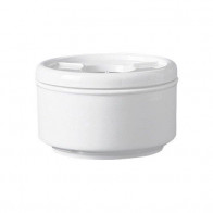 Fürstenberg Wagenfeld Weiß Stövchen 2 tlg. 8 cm