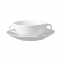 Fürstenberg Wagenfeld Weiß Suppen Untertasse