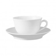 Fürstenberg Wagenfeld Weiß Cappuccino Untertasse