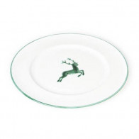 Gmundner Keramik Grüner Hirsch Speiseteller Gourmet d: 27 cm / h: 2 cm
