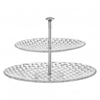 Nachtmann Gläser Bossa Nova Etagere 2tlg. unterer Teller 32 cm / oberer Teller 23 cm