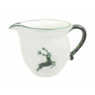 Gmundner Keramik Grüner Hirsch Milchgießer glatt 0,5 L / h: 10,8 cm