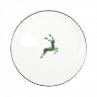 Gmundner Keramik Grüner Hirsch Speiseteller Cup d: 25 cm / h: 2,8 cm