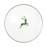 Gmundner Keramik Grüner Hirsch Speiseteller Cup d: 28 cm / h: 2,6 cm