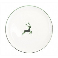 Gmundner Keramik Grüner Hirsch Platzteller Cup d: 32 cm / h: 2,2 cm