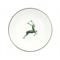 Gmundner Keramik Grüner Hirsch Suppenteller Cup d: 20 cm / h: 4,4 cm