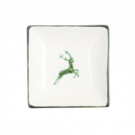Gmundner Keramik Grüner Hirsch Snackschale 11x11x2,8 cm