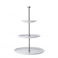ASA Baking Etagere flach dreistufig d: 30 cm / h: 47 cm