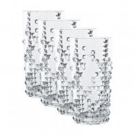 Nachtmann Punk Longdrink Glas Set 4-tlg. 0,39 L