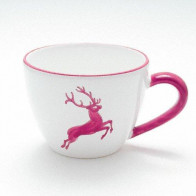 Gmundner Keramik Bordeauxroter Hirsch Tee-Obertasse Maxima 0,4 L