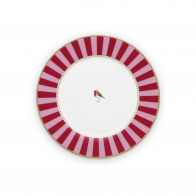 Pip Studio Love Birds Red-Pink Frühstücksteller rot/pink 21 cm