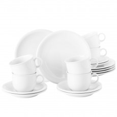 Seltmann Weiden Compact Weiß Kaffee-Set 18-tlg.