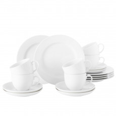Seltmann Weiden Rondo / Liane Weiß Kaffee-Set 18-tlg.