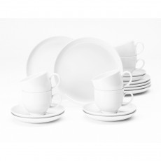 Seltmann Weiden Lido Weiß Kaffee-Set rund 18-tlg.