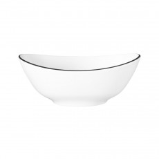 Seltmann Weiden Modern Life Black Line Bowl oval 18,5 cm