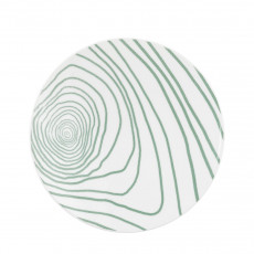 Seltmann Weiden Life Nature Jahresringe grün Frühstücksteller rund 22,5 cm