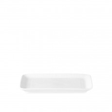 Seltmann Weiden Amina Weiß Butterplatte 18,5x12,5 cm