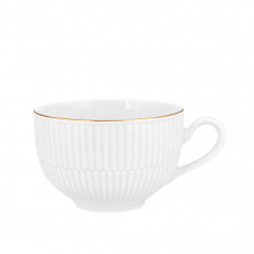 Seltmann Weiden Amina Weiß Goldrand Milchkaffeeobertasse 0,35 L