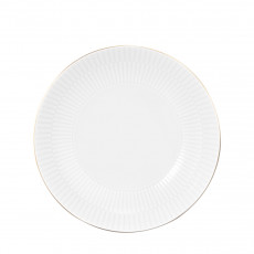 Seltmann Weiden Amina Weiß Goldrand Suppenteller rund 21 cm