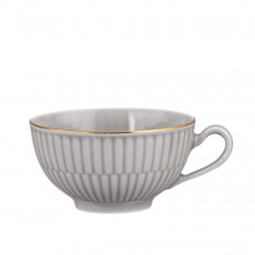 Seltmann Weiden Amina Silbergrau Goldrand Teeobertasse 0,22 L
