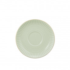 Seltmann Weiden Amina Seladon Goldrand Kombi-Untertasse klein 12 cm