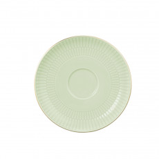 Seltmann Weiden Amina Seladon Goldrand Kombi-Untertasse groß 16 cm
