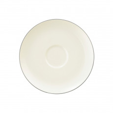 Seltmann Weiden Savona Grey Line Kombiuntertasse groß 16,5 cm