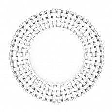 Nachtmann Bossa Nova Platzteller / Teller groß Glas Set 2-tlg. 32 cm