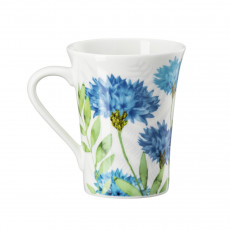 Hutschenreuther My Mug Collektion - Big Flowers -  Kornblume Becher mit Henkel 0,40 L
