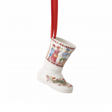 Hutschenreuther Jahresartikel Weihnachten 2026 Porzellanstiefel 7,5 cm Weihnachtsschmaus