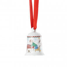 Hutschenreuther Weihnachtssammelkollektion 2025 - Porzellan-Miniglocke Mit Spieledekor