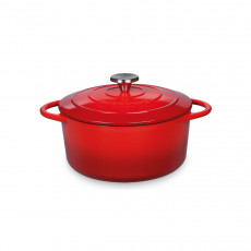Küchenprofi Bratentopf rund Provence Rot 22 cm