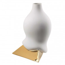 Rosenthal studio-line Sirop Vase Gold titanisiert h: 28 cm