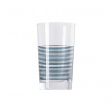 Thomas Nordic Stripes Night Blue Becher Glas 0,34 L