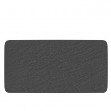 Villeroy & Boch Manufacture Rock Servierplatte rechteckig 35x18x1 cm