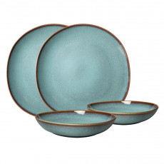 like. by Villeroy & Boch Lave glacé Tafelset 4-tlg.