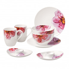 Villeroy & Boch Rose Garden Frühstücks-Set 8-tlg.