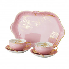 Rosenthal Sanssouci Jubilee Midas Rose Tee-Set 7-tlg.