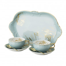 Rosenthal Sanssouci Jubilee Midas Bleu Tee-Set 7-tlg.