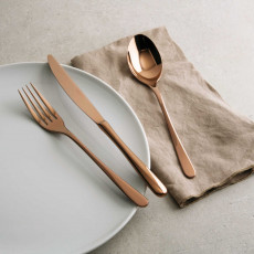 Sambonet Taste - Edelstahl / PVD Kupfer Besteckset 36-tlg.