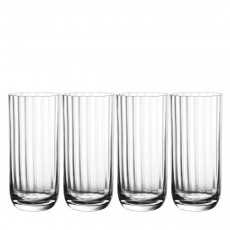 Villeroy & Boch Rose Garden Glas Longdrinkbecher Set 4-tlg 0,30 L